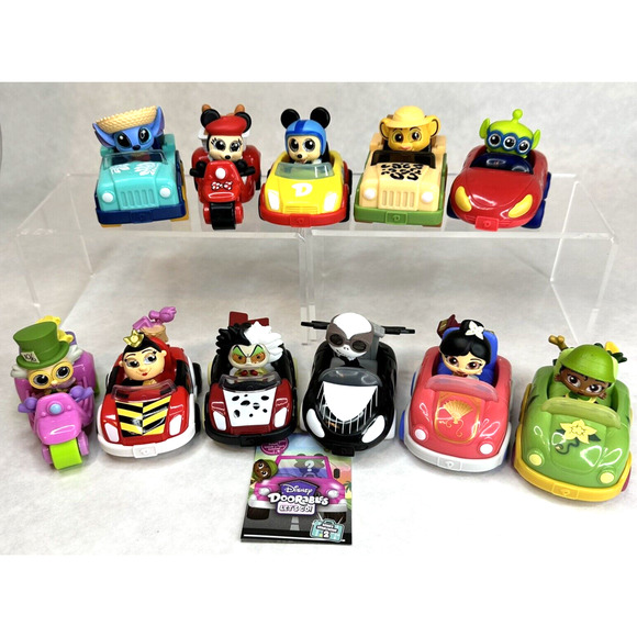 Disney Doorables Let’s Go! Vehicles Series 2 Lot of 11 Cars & Figures New Open‎ - Picture 1 of 16